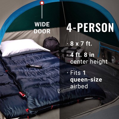 Evergreen 4-Person Dome Camping Tent with Vestibule