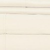 Castle Hill London 410 Thread Count Cotton Sateen Sheet Set Deep Pocket - Ivory - 3 of 3
