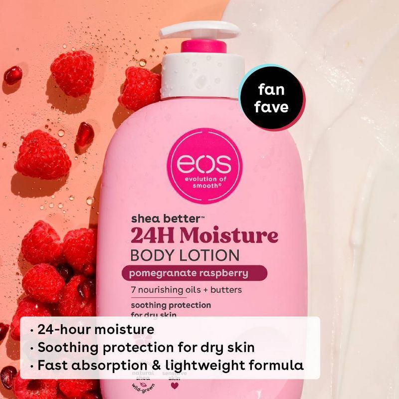eos Shea Better Moisture Body Lotion - Pomegranate Raspberry - 16 fl oz, 4 of 14