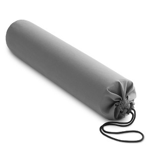 Saloniture 30" x 6" Microfiber Pillow Case Cover for Massage Table Bolsters with Drawstring Closure - 1 of 4