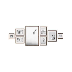 Haus and Hues Ludlow Gallery Wall Frame Set with Real Glass and Mat - 1 of 4