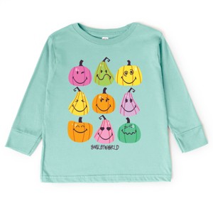 The Juniper Shop SmileyWorld Bright Pumpkins Chart Toddler Long Sleeve Tee - 1 of 4