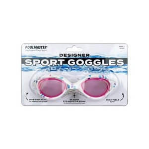 Poolmaster Designer Sport Swim Goggles - Pink - 1 of 4