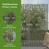 SpassWay 72"H 47"W Outdoor Metal Garden Trellis Privacy Screen Lattice Panel Indoor Room Divider - 4 of 4