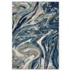 Washable Area Rugs for Living Room, Soft Modern Abstract Rug Non Slip Low Profile Carpets for Bedroom Dining Room - 3 of 4