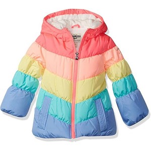 OshKosh B'Gosh Little/Big Girls' Perfect Heavyweight Color-Block Winter Coat - 1 of 3