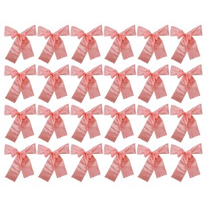 Unique Bargains Chair Sashes Self-Tie 108.27"x6.69" Gold Tone 20 Pcs - 1 of 4