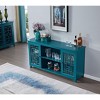 60” Sideboard Buffet Cabinet Console Table With 2 Doors Adjustable Shelves Cupboard Storage Cabinet For Kitchen Dining Room Living Room - 4 of 4