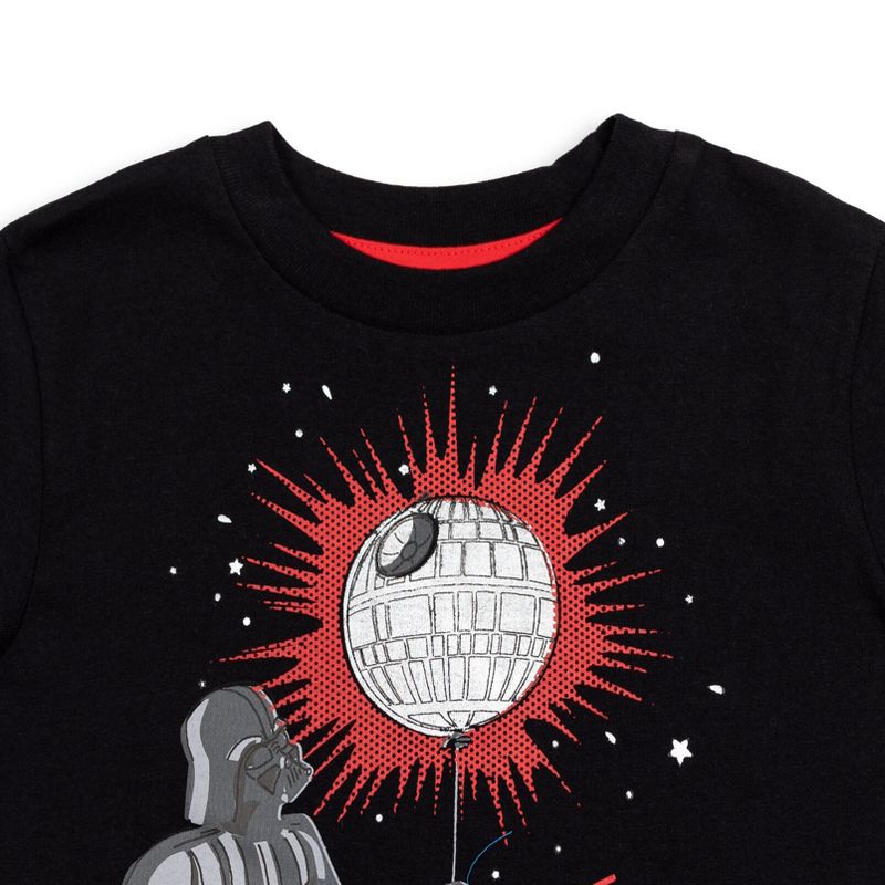 Star Wars Darth Vader Birthday Graphic T-Shirt Black , 3 of 8