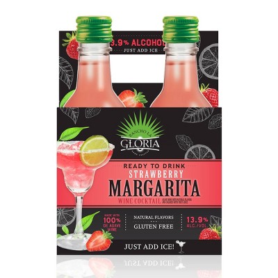 Rancho La Gloria Strawberry Margarita Wine Cocktail - 4pk/187ml Bottles