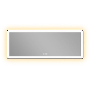 Black Framed Led Bathroom Mirror - 1 of 4