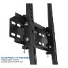 Mount-It! Tilting Wall Mount TV for 30 - 55 in. Flat Screens, LED, LCD, and Plasma TVs, 77 Lbs. Capacity, 2" Low Profile Design, Max VESA 400 x 400 - 2 of 4