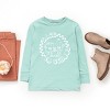 The Juniper Shop SmileyWorld Back To School Checkered Circle  Youth Long Sleeve Tee - 3 of 4