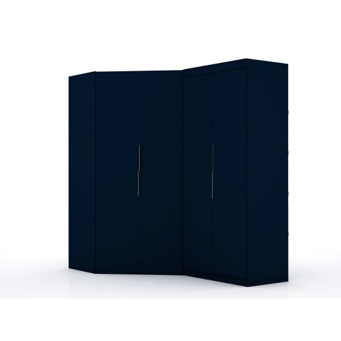 Set Of 2 Mulberry 3 0 Sectional Corner Wardrobe Closet Blue