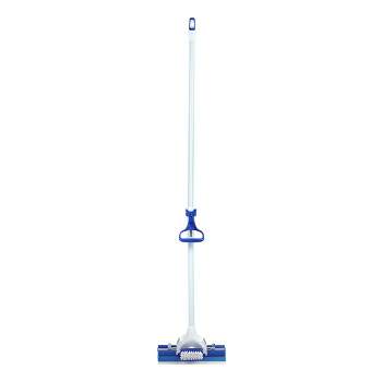Gala PVA Sponge Mop For Floor Cleaning, Stainless Steel Butterfly Mop For  Cleaning Floor, Sponge Mop Stick For Bathroom Cleaning (Blue) - Velan Store