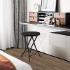 Folding Stool, Backless 18-Inch Stool, Portable with Handle, Foldable Bar Stool, Anti-Slip Feet, 600Lbs Capacity, for Bar Stools Kitchen Home Indoor - 3 of 4