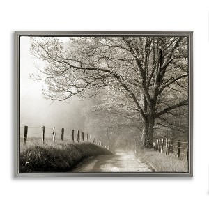 Stupell Industries Rural Scenery Fenced Path, 17" x 21" - 1 of 4