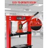 12-Ton Red H-Frame Hydraulic Shop Press  – Adjustable (2"-29.5") for Bearing/U-Joint Removal (Garage/Metalworking, 1-Piece) - 4 of 4