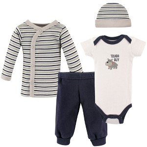 Luvable Friends Baby Boy Cotton Preemie Layette Set, Tough Guy, Preemie - 1 of 1