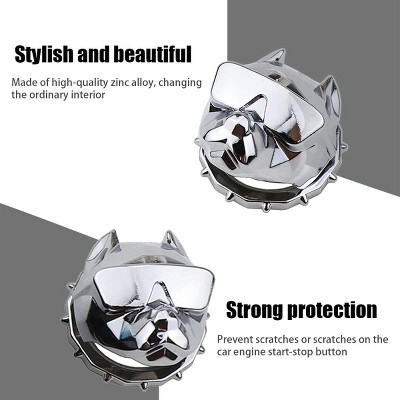 TruAIR Car Engine Start Button Cover, Universal Ignition Switch Protector