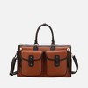 MKF Collection Genevieve Color Block Vegan Leather Women’s Duffle Bag by Mia K - 2 of 4