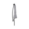 WestinTrends 10 Ft Outdoor Patio Solar LED Cantilever Umbrella with Base Weights - 2 of 3