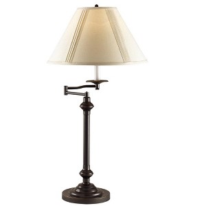 Cal Lighting 150W 3 Way Swing Arm Table Lamp - 1 of 2