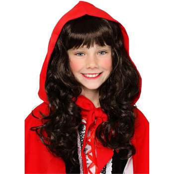 HalloweenCostumes.com  Girl Girl's Red Riding Hood Wig, Brown