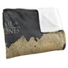 Kids' Game Of Thrones Westeros Map Silky Touch Blanket White 36X58 - 3 of 4