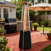 BAOURE 48000 BTU Pyramid Patio Heater with Wheels & Cover | Outdoor Propane Heater for Garden & Commercial Use - 4 of 4