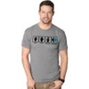 Mens Rock Paper Scissors Hadouken T shirt Funny Video Gamer Nerdy Graphic Tee - Crazy Dog Men's T Shirt - 2 of 4