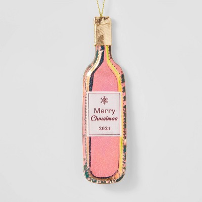 Wine Bottle Christmas Tree Ornament - Wondershop™