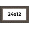 PosterPalooza | Panoramic Museum Brown Picture Frame - UV Acrylic, Foam Board Backing, Hanging Hardware - 2 of 4