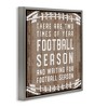 Stupell Industries Time of Year Football Season, 25" x 25" - 3 of 4