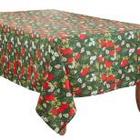 Saro Lifestyle Tablecloth With Holiday Pomegranate Design