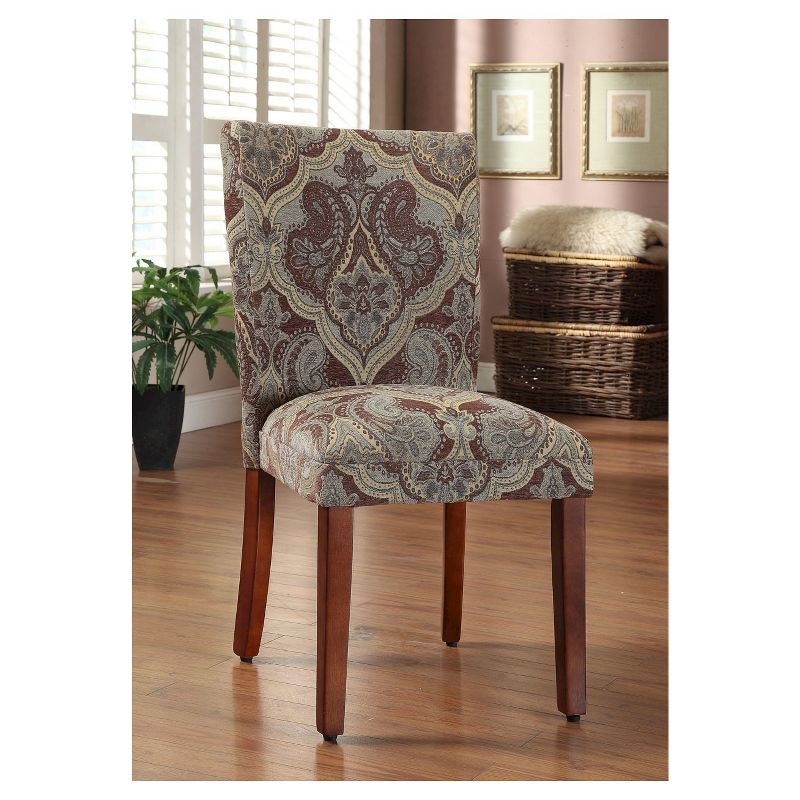 Set of 2 Parsons Pattern Dining Chair Wood - HomePop, 4 of 14