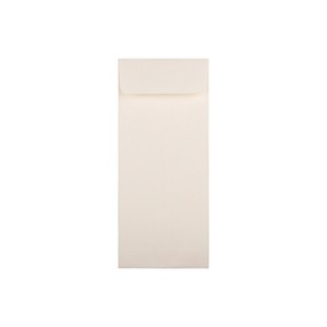 JAM Paper Strathmore Open End #11 Currency Envelope 4 1/2" x 10 3/8" Natural White 500/Pack - 1 of 4