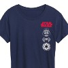 Women's - Star Wars - Darth Vader Icons Short Sleeve Graphic T-Shirt - 2 of 4
