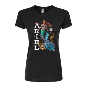 Women's - Disney - Ariel in Water Juniors Fitted Graphic T-Shirt - 1 of 3