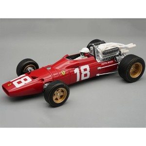 Ferrari 312/67 #18  F1 "Monaco GP" (1967) "Mythos Series" with Driver Figure & Display Case Ltd Ed 1/18 Model Car by Tecnomodel - 1 of 3