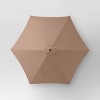 9' Round Outdoor Patio Market Umbrella with Black Pole - Room Essentials™ - 4 of 4