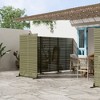 Dovelina Outdoor Freestanding Metal Privacy Screen Decorative Garden Fence - 2 of 4