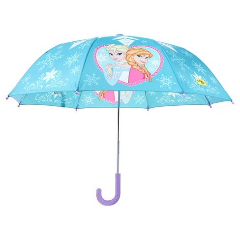 Frozen Toddler Girls' Anna & Elsa Umbrella - Blue : Target