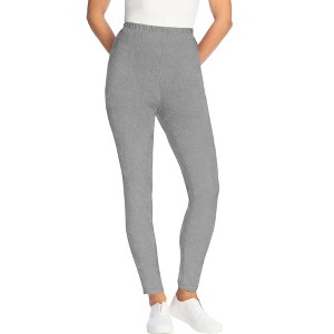 Woman Within Plus Size Petite Cozy Legging - 1 of 4