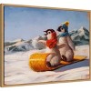 30"x23" Amanti Art Toboggan by Lucia Heffernan Framed Canvas Wall Art - 2 of 4