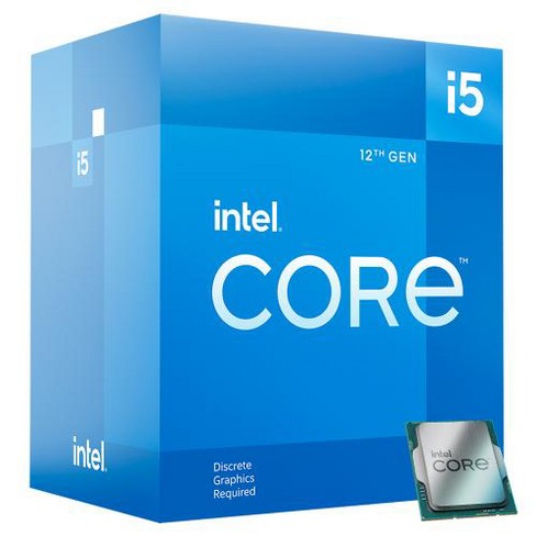 Intel Core i5-12400F Desktop Processor - 6 Cores (6P+0E) & 12 Threads - Up  to 4.40 GHz Turbo Speed - DDR5 and DDR4 support - PCIe 5.0 & 4.0 support