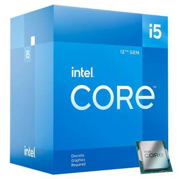 Intel Core i5-12400F Desktop Processor - 6 Cores (6P+0E) & 12 Threads - Up to 4.40 GHz Turbo Speed - DDR5 and DDR4 support - PCIe 5.0 & 4.0 support