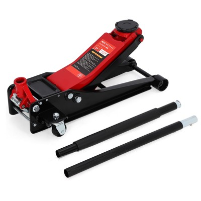 COZONY Heavy Duty Low Profile Hydraulic Floor Jack, Dual Piston Quick Lift Steel Frame for Garage Auto Repair
