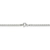 Black Bow Jewelry 2mm, Sterling Silver Fancy Solid Anchor Chain Necklace - 4 of 4