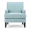 GDFStudio Richardson Contemporary Fabric Upholstered Club Chair with Nailhead Trim - 2 of 4
